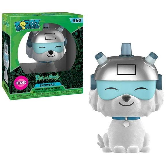 Funko Rick & Morty Dorbz  Snowball Vinyl Figure [Flocked]