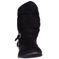 thumbnail image 2 of Womens Rampage Bram Flat Ankle Boots - Black, 2 of 6