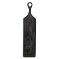 thumbnail image 3 of Bloomingville Tabla Para Cortar Y Queso De Madera De Acacia Con Apertura Redonda En El Mango, Color Negro, 3 of 5