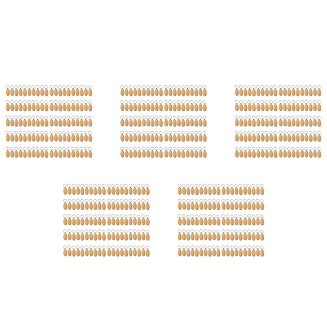 500Pcs Blank Oval Ellipse Wooden Key Chain DIY Promotion Keychain Pendant Keyring Tags Promotional Gifts