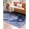 thumbnail image 3 of Rugs.com Francesca Collection Washable Rug – 10' x 14' Navy Blue Flatweave Rug Perfect For Living Rooms, Large Dining Rooms, Open Floorplans, 3 of 7