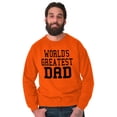 thumbnail image 4 of Father's Day World's Greatest Dad Men's Crewneck Sweatshirt Brisco Brands M, 4 of 6