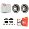 thumbnail image 1 of Transit Auto Rear Disc Brake Rotors and Semi-Metallic Pads Kit for Car Volvo XC70 S60 V60 S80 V70 K8S-101896, 1 of 11
