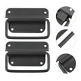thumbnail image 5 of CIMAXIC Black Stainless Steel Toolbox Handles with Pre-punched Holes for Suitcase Use 2pcs,4.02"X3.07"X0.39", 5 of 5
