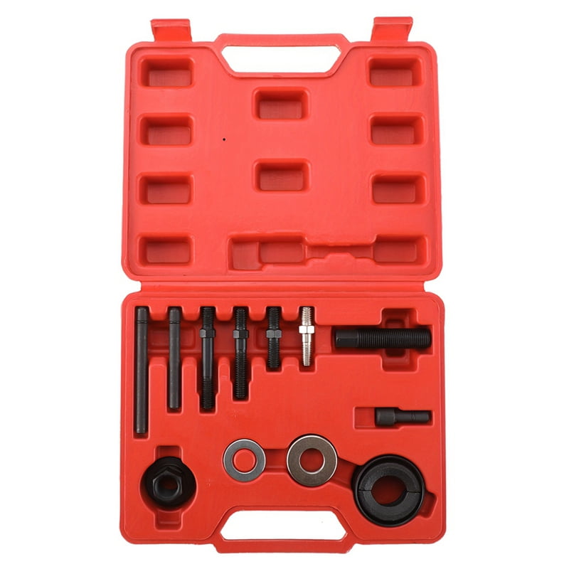 Power Steering Pulley Puller Installer Kit for Water Pump Vacuum Pump Pulleys Installation Remover on Most Engines