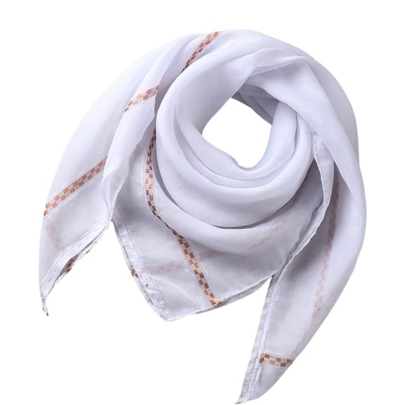 Soft Polyester Large Head Scarf Hijab for Adults Perfect for Wear and Social Gatherings
