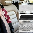 thumbnail image 5 of Uorisanigo Cartoon Christmas Santa Claus Auto Seat Belt Cover Flannel 2 Pieces Seatbelt Covers for Women Comfortable Driving Seat Belt Cover Pad with All Cars and Backpacks, 5 of 7