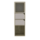thumbnail image 4 of Biblioteca Librero Organizador Vertical con Cajones Deslizables y Módulo Móvil Color Beige | Excelsior, 4 of 4