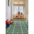 700 Corner Football Play Area Rug for Kids Playroom, Bathroom & Kindergarten Classroom, Corner