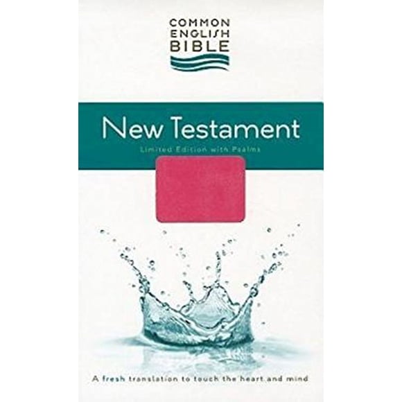 CEB Common English Bible New Testament with Psalms, Limited Edition Pink/Chocolate Brown DecoTone