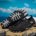 thumbnail image 4 of Zapatos Agua Descalzos Playa Secado Rápido Antideslizantes para Hombre Mujer (43) Negro, 4 of 8