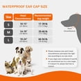 thumbnail image 2 of BAMY Swimming Waterproof Dog Ear Caps Calming Large Dog Ears Cover Shower Cap for Ear Protection for Bath for Grooming (Yellow, M (Head Circumference 14"-19")), 2 of 5