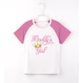 thumbnail image 4 of Wild and Happy Daddys Girl Valentines Day Shirt T-Shirt Pink Toddler  2T, 4 of 5