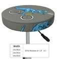 thumbnail image 4 of Haiem Fun Riding Dinosaur Cushion Round Bar Chair Seat Cover Bar Chair Cushion Covers Elastic Washable Bar Chair Cover,Protects from Scratches and Stains-12 inch, 4 of 7