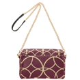 thumbnail image 2 of FORMRS Women Crossbody Purse with Chain Strap Vegan Leather Shoulder Handbag, Red Circles, 2 of 7