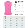 thumbnail image 2 of MoFiz Women's Golf Polo Sleeveless Shirt Quick Drying Casual Workout Tops Shirts, 2 of 7