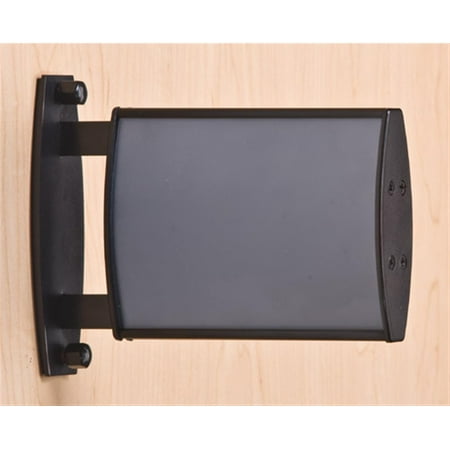 Double Sided Outdoor Led Sign - Set of 2, Aluminum Wall Mount Office Sign, Double Sided, Black, 6 1/2 x 5 1/8-Inch (W90L5375)