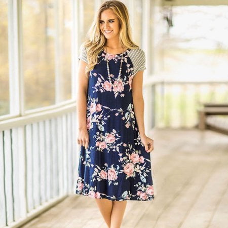 flower shirt outfit women's