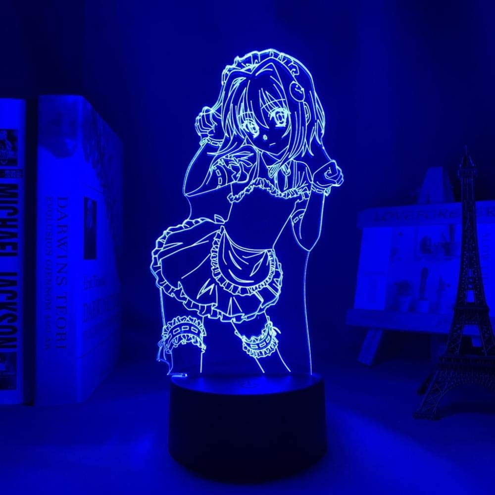 IGUOHAO 3D Animation Illusion Night Lightdxd Koneko Toujou Led for Bedroom  Decor Birthday Gift Anime Lamp Koneko Toujou High School DxD-Remote  Control, Blue, (IGUOHAO -408283277198) | Walmart Canada