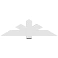 thumbnail image 4 of 60"W x 17 1/2"H x 4"D x 6"F, 7/12 Pitch, Kennewick Architectural Grade PVC Gable Bracket, 4 of 8