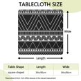 thumbnail image 2 of Decorative Bohemian Style Square Table Cover with Fitted Edge for Patio Dining and Kitchen Use, 2 of 6