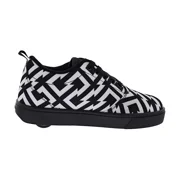 Heelys Kids Youth/Big Kids Pro 20 Prints Skate Shoes ( Little Kids/Big Kids), Black/White, 8 Big Kids