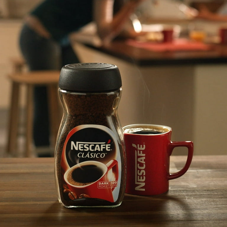 NESCAFÉ CLÁSICO, Dark Roast, Instant Coffee, 1 Jar (1.7 Oz
