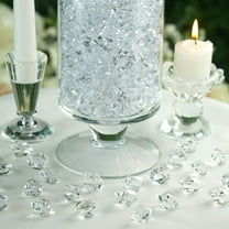 Efavormart 300 pcs CLEAR Large Acrylic Ice Crystals Vase Fillers Table Scatters Decorations For Banquet Events Decorations