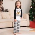 thumbnail image 4 of Nuevo conjunto navideño para padres e hijos con estampado de cervatillo a cuadros, pijama familiar de dos piezas con cabeza de ciervo a la moda europea y americana, 4 of 5