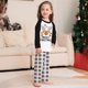 thumbnail image 4 of Nuevo conjunto navideño para padres e hijos con estampado de cervatillo a cuadros, pijama familiar de dos piezas con cabeza de ciervo a la moda europea y americana, 4 of 5