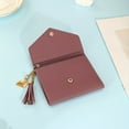 thumbnail image 4 of Cute Tassel Pendant Decor Wallet, Faux Leather Snap Wallet, Short Wallet, Card Case Best Gifts for Carnaval, 4 of 6