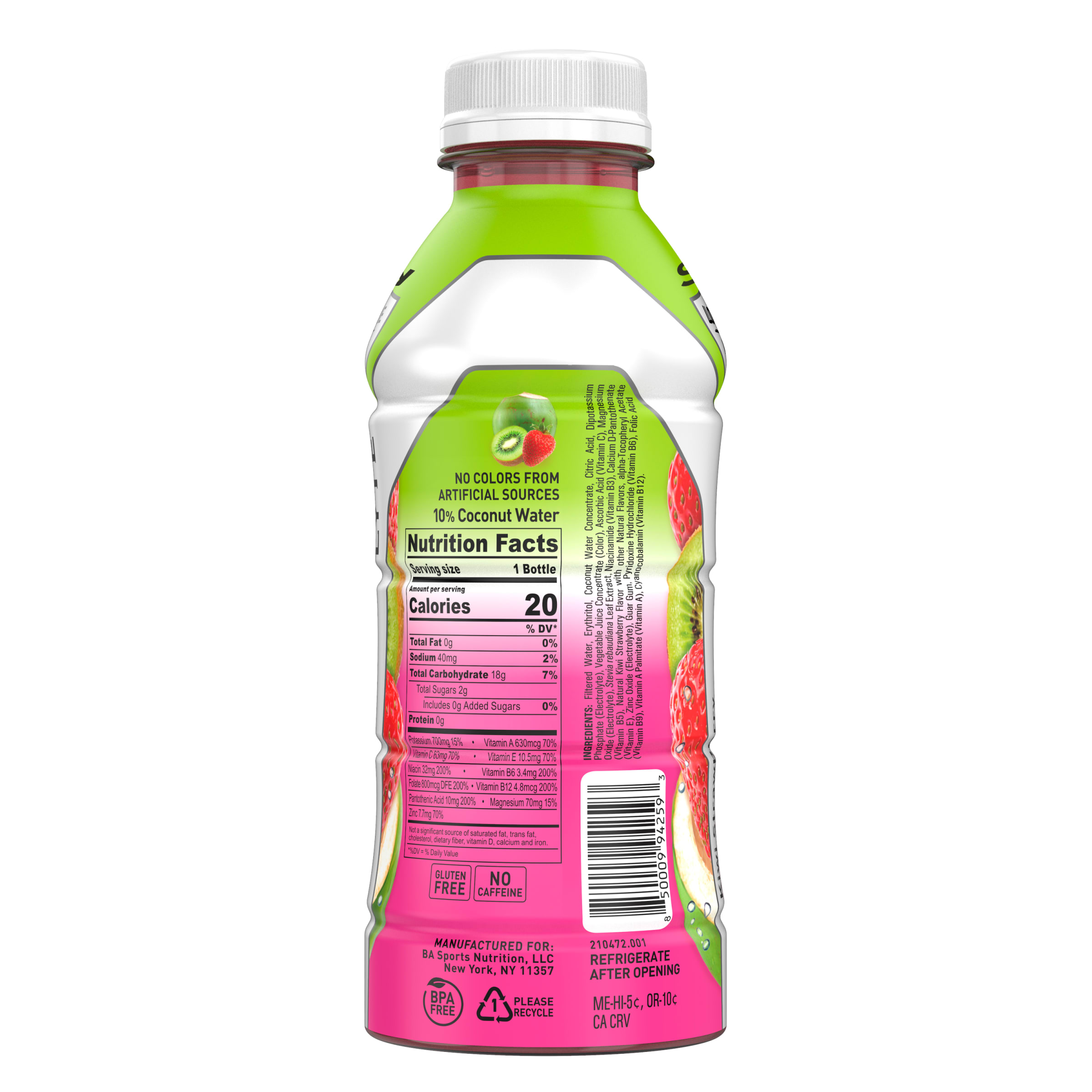 BODYARMOR LYTE Sports Drink Kiwi Strawberry, 16 fl oz 1 count