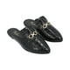 thumbnail image 1 of Flat Mule Tipo Mocasín Puntal Para Mujer Color Drillo Negro Platonia  TERRANOVA-01-NEGRO, 1 of 5