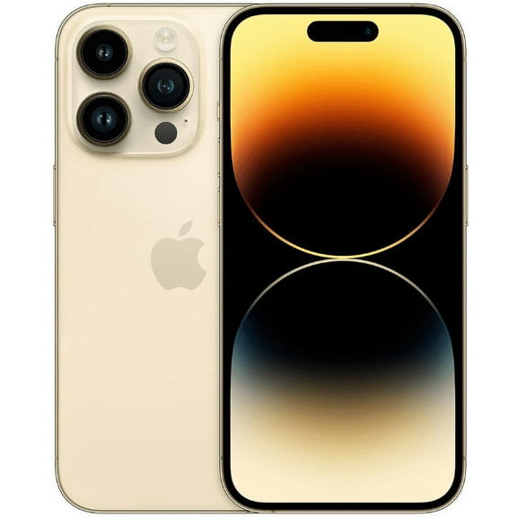 Restored Apple iPhone 14 Pro - US Cellular- 256 GB Gold (Refurbished)