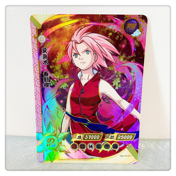 KAYOU-tarjeta de Naruto PR auténtica, Kakashi, Uchiha, Naruto, Tsunade, tarjeta de colección rara Fivean unisex