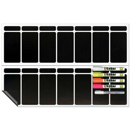 

Cohas Magnetic Backed 2 Week Calendar Blackboard Surface Assorted Markers