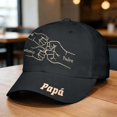 thumbnail image 2 of Men Baseball Caps Dad Baseball Cap Custom Embroidery Text Logo Father's Day Idea For Him, 2 of 3