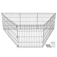 thumbnail image 4 of ZENSTYLE 24" Animals Dog Playpen Foldable Metal Frame In/Outdoor Pets Exercise Fence Barrier 8 Pannels, 4 of 11