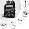 thumbnail image 3 of Poster Wednesday Backpacks Basic Shoulder Daypack Bookbag Satchel Knapsack Rucksack-XTYD1933, 3 of 3