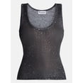 thumbnail image 5 of No Boundaries Sequin Sweater Tank Top, Women's and Women's Plus XXS-4X, 5 of 5