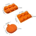 thumbnail image 3 of Moldes de silicona antiadherentes para calabazas de Halloween, galletas, pudines de chocolate, dulces, herramientas de decoración de pasteles, accesorios de panadería hechos a mano, 3 of 5
