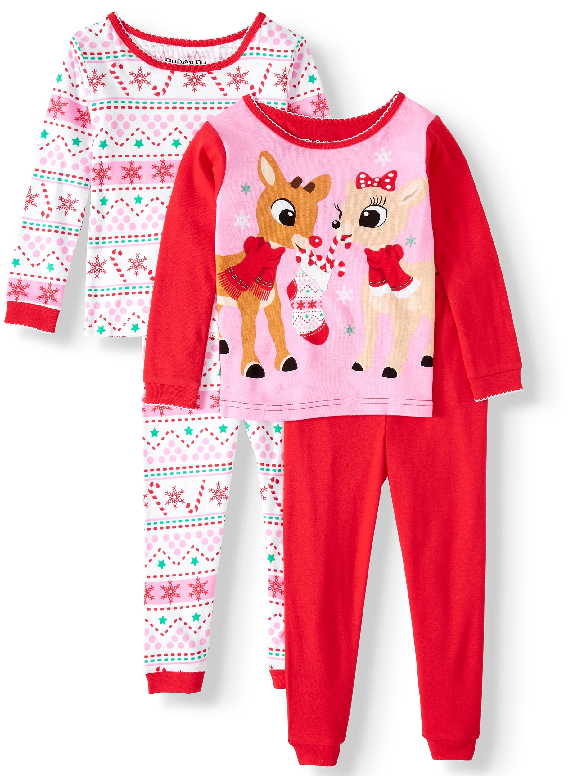 Baby Boys Rudolph The Red-Nosed Reindeer Christmas Cotton Tight Fit Pajamas