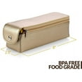 thumbnail image 2 of MEDca Weekly Pill Organizer - 7 Day Storage, with Gold Leather Case, 2 of 5