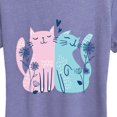 thumbnail image 2 of Instant Message - Cat Love Short Sleeve Graphic T-Shirt, 2 of 5