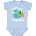 thumbnail image 3 of Inktastic Happy Earth Day Cute Smiling Planet Earth with Tree Boys or Girls Baby Bodysuit, 3 of 5