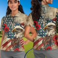 thumbnail image 4 of Garronmavis 250th Anniversary Matching Golf Shirts for Couple Lightweight Funny Men Women Matching Couple Golf Shirts 4-Way Stretch Women Sport Cloth Suitable for Outdoor Sports, 4 of 7