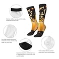 thumbnail image 5 of Haiem Happy New Year 2025 C Socks, Funny Novelty Crazy Design Cotton Socks Sports Socks Knee High Socks For Men, Women,1Pairs - Gift For Working Friends, 5 of 8