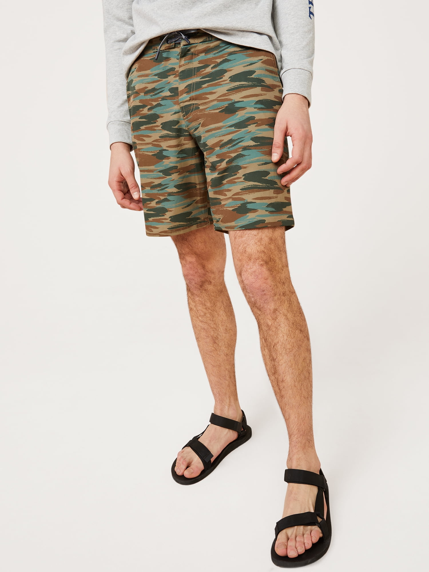 Free Assembly Men's Polyester Spandex Board Shorts (Swim)