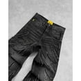 thumbnail image 4 of Baggy Jeans for Men Y2k Hip Hop Distressed Retro Black Pants Oversized Embroidery Harajuku Gothic Wide Leg Trousers Streetwear, 4 of 5