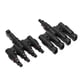 thumbnail image 1 of Conector T Solar, Resistencia A Altas Temperaturas, Larga Vida útil, Conector De Rama Solar De 1 A 4, 2 Piezas Para La Industria, 1 of 7